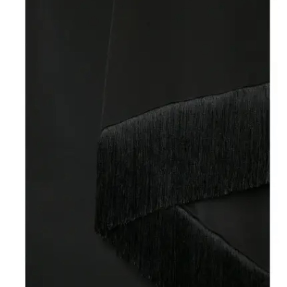 Derek Lam 10 Crosby Black Fringe Cocktail Dress - size 0 Extra Small - Picture 7 of 8